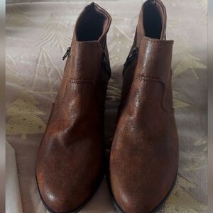 SAND and STONE Brown Ankle Boots SZ 8.5